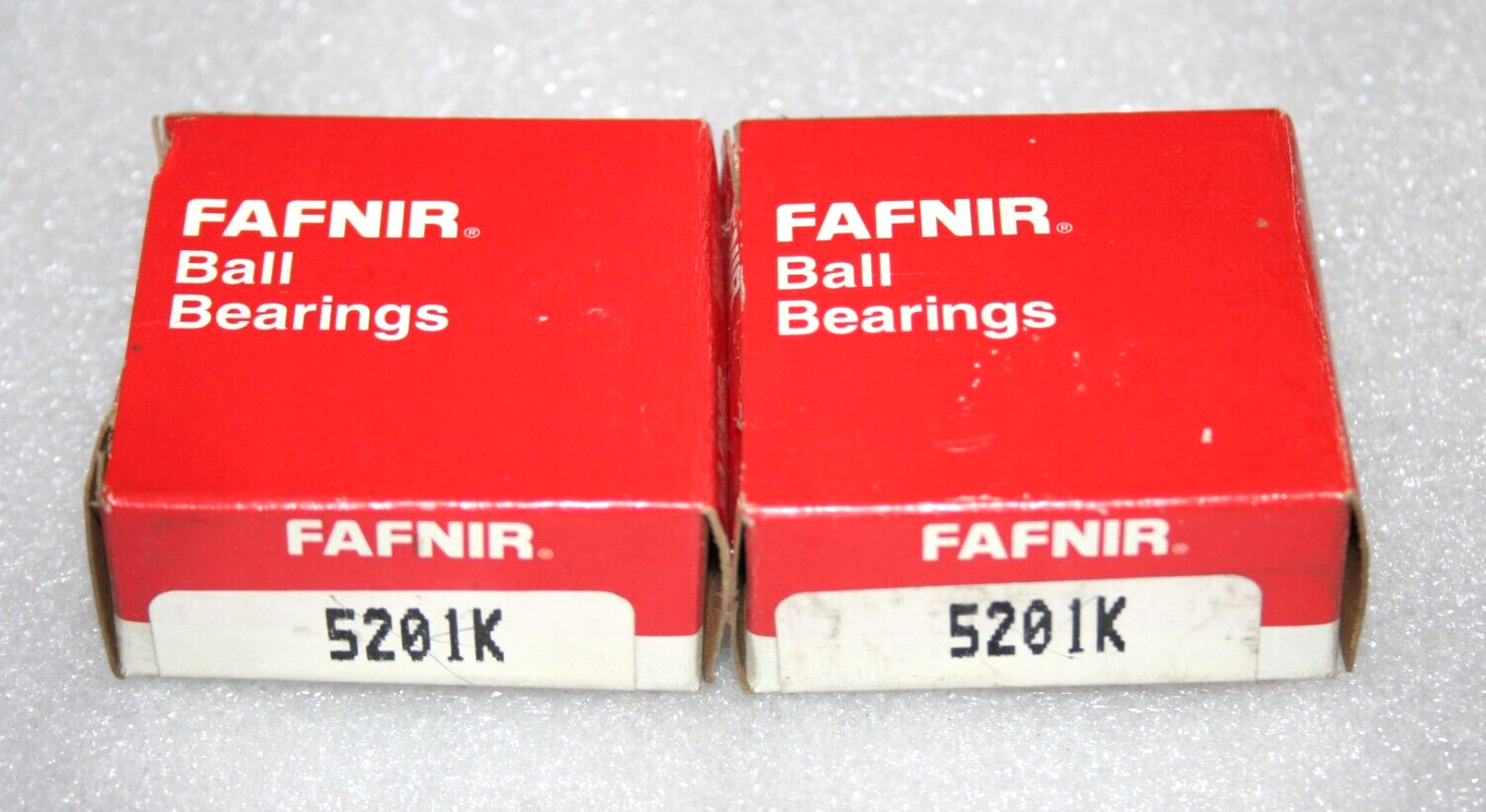 (Lot of 2) FAFNIR 5201K Single Row Ball Bearings 12 X 32 mm X 0.6250″, * NEW *