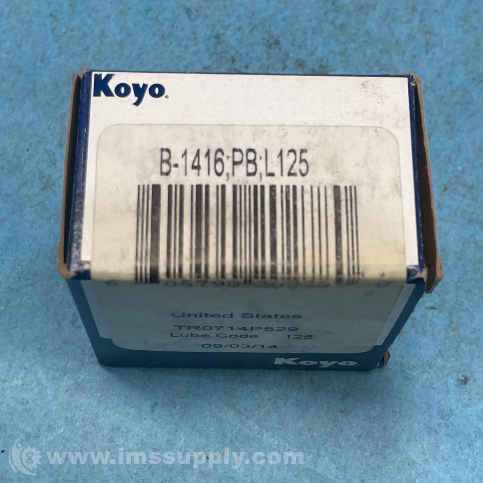 Koyo B-1416;PD;L125 Needle Roller Bearing FNOB