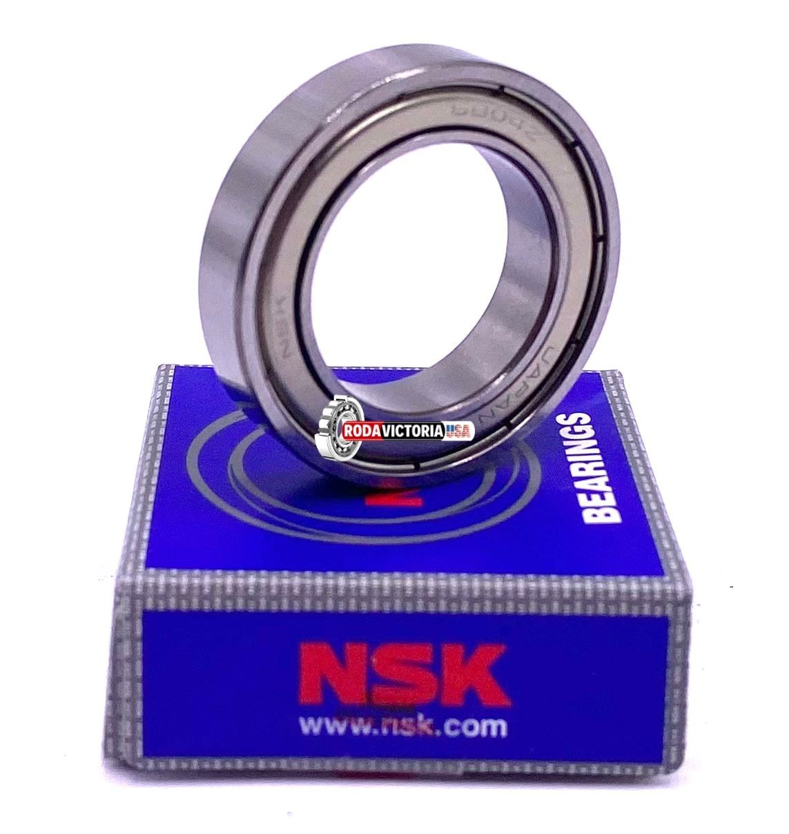 NSK Japan, 6804 ZZ C3 Deep Groove Ball Bearing, Metal Shielded 61804 20x32x7 mm