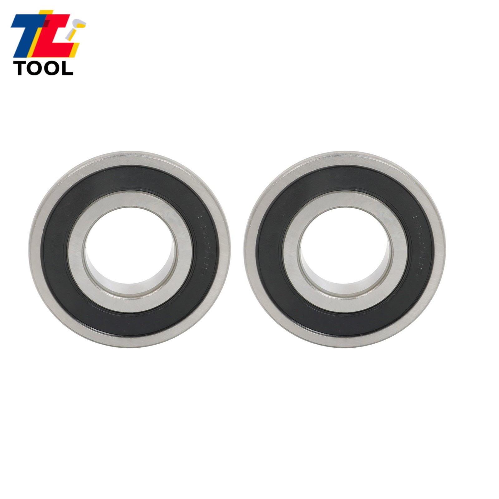 Industrial 6307-2RS Ball Bearing 2 Pack 35x80x21mm Rubber Seal