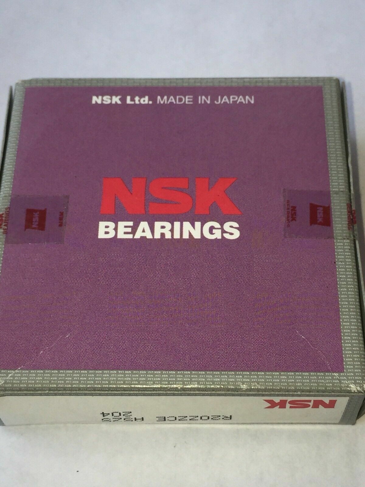 NSK R20ZZ Single Row Ball Bearing 31.75×57.15×12.7 mm