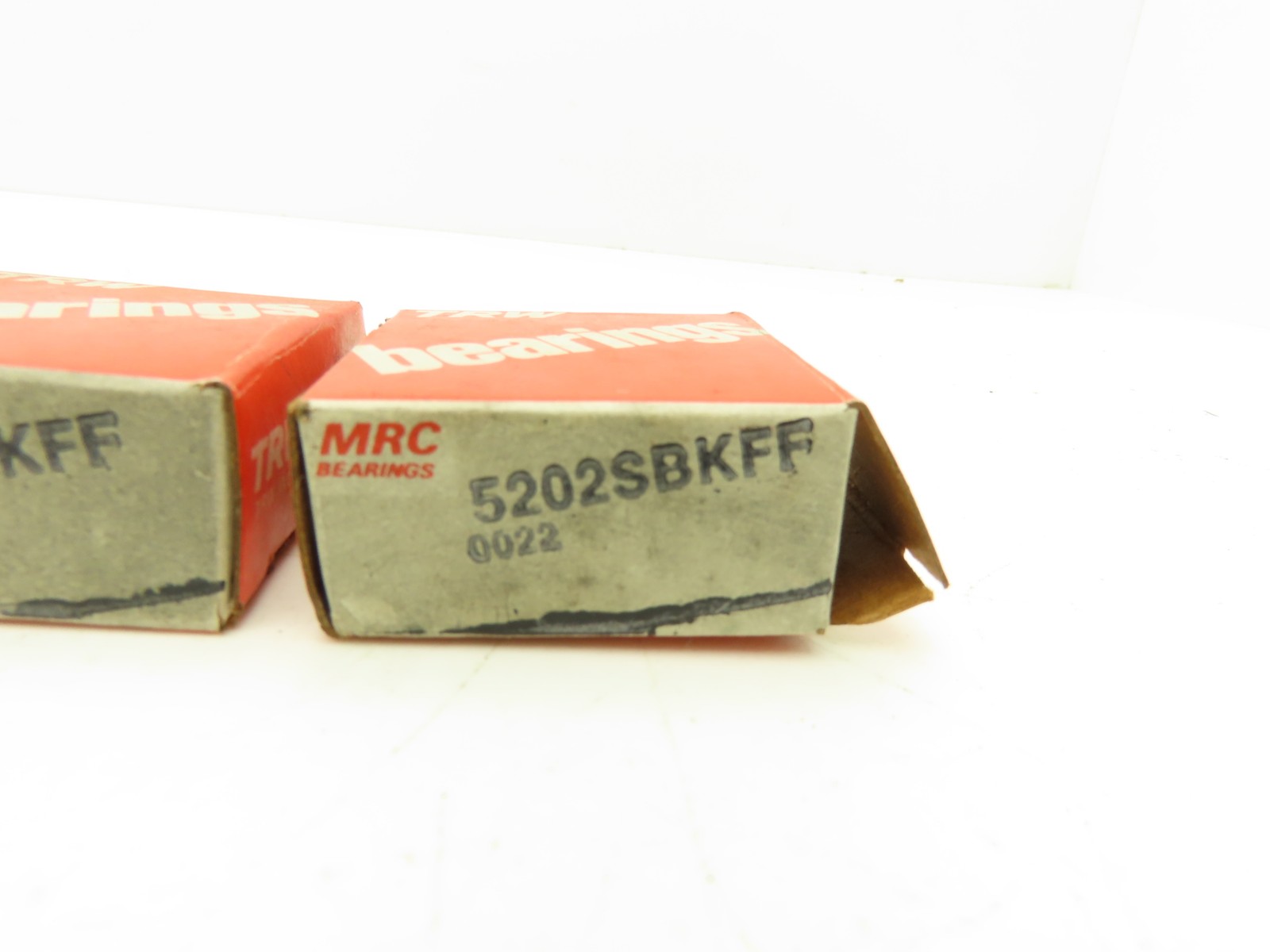 MRC 5202SBKFF Double Row Ball Bearing 15mm-ID x 35mm-OD x .625″-W Lot Of 4