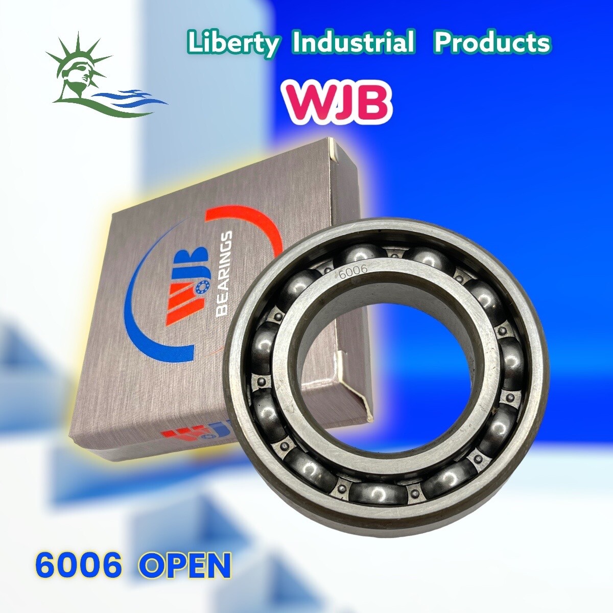 6006 WJB Radial Ball Bearing-Open (R34A6) By Premium Bearing Source