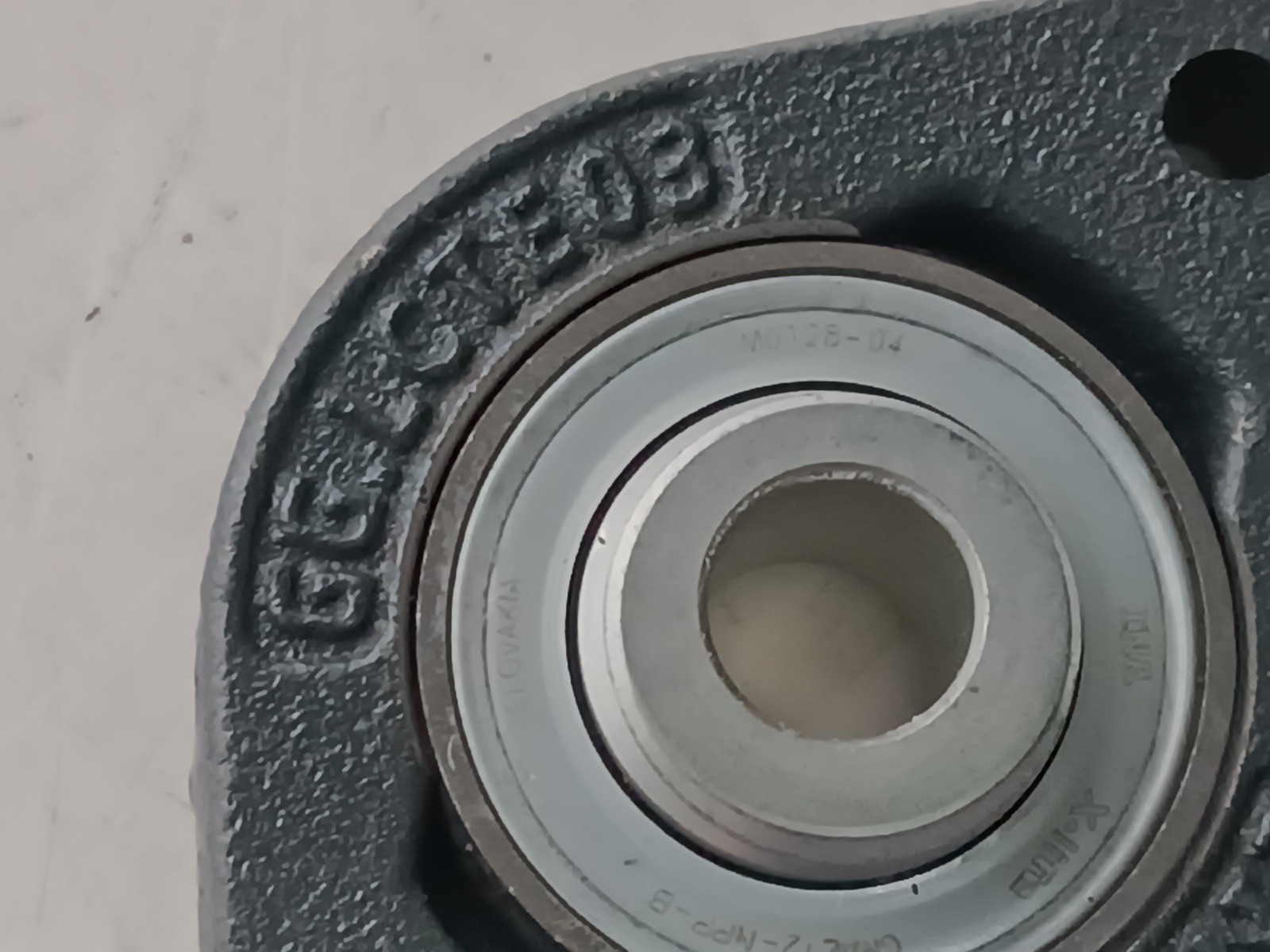 INA GLCTE12 Two-bolt Flanged Bearing, Bore: 12mm, Oval Cast Iron Housing