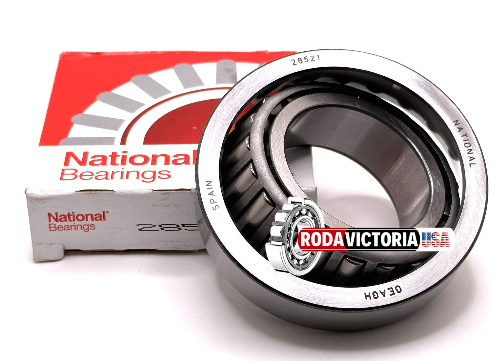 NATIONAL 28580/28521 Tapered Roller Bearing 2×3.625×0.9688″