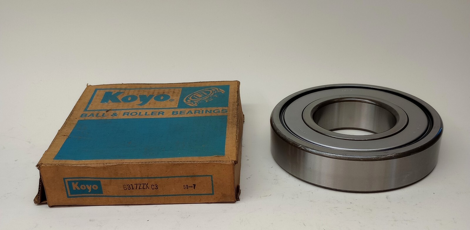 Koyo 6317ZZXC3 Ball Bearing Deep Groove 85mm ID X 180mm OD X 41mm W Shielded
