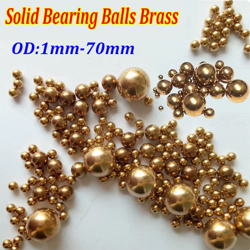 Brass Ball Solid Bearing Balls Industrial Precision Bearing Balls OD=1mm~70mm