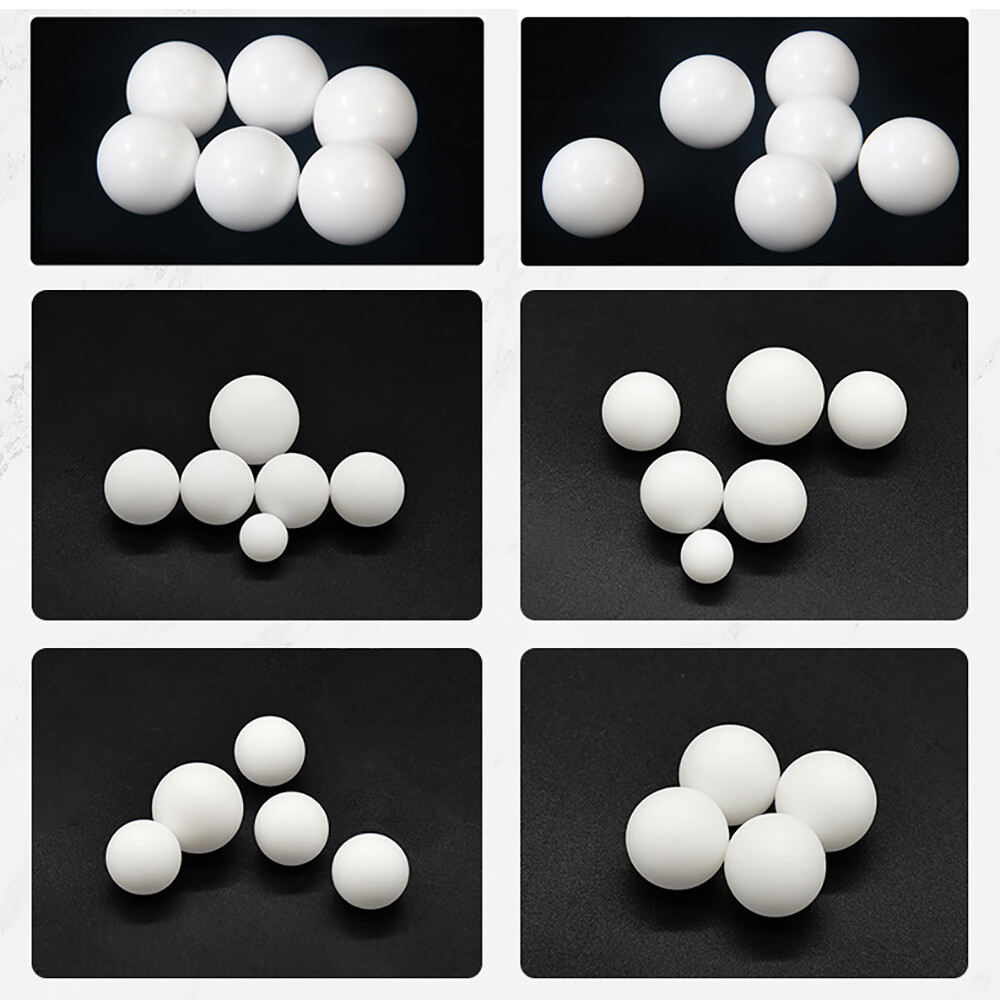 White Solid PTFE Ball Plastic Balls Diaphragm Pump Sealing Ball Dia. Ø1mm-63mm