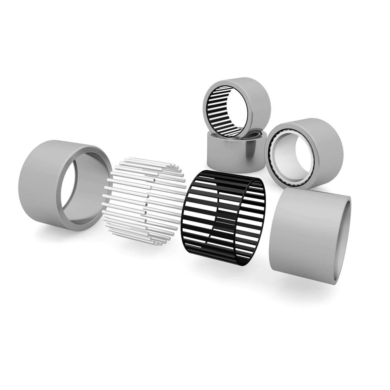 5pcs Drawn Cup Needle Roller Bearings Open End 12mm Bore Dia 16mm OD 10mm Width