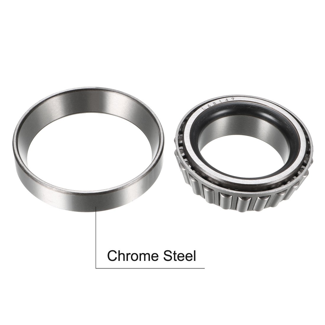 2pcs L68149/L68110 Tapered Roller Bearing Cone and Cup Set 1.3775″ Bore 2.33″ OD
