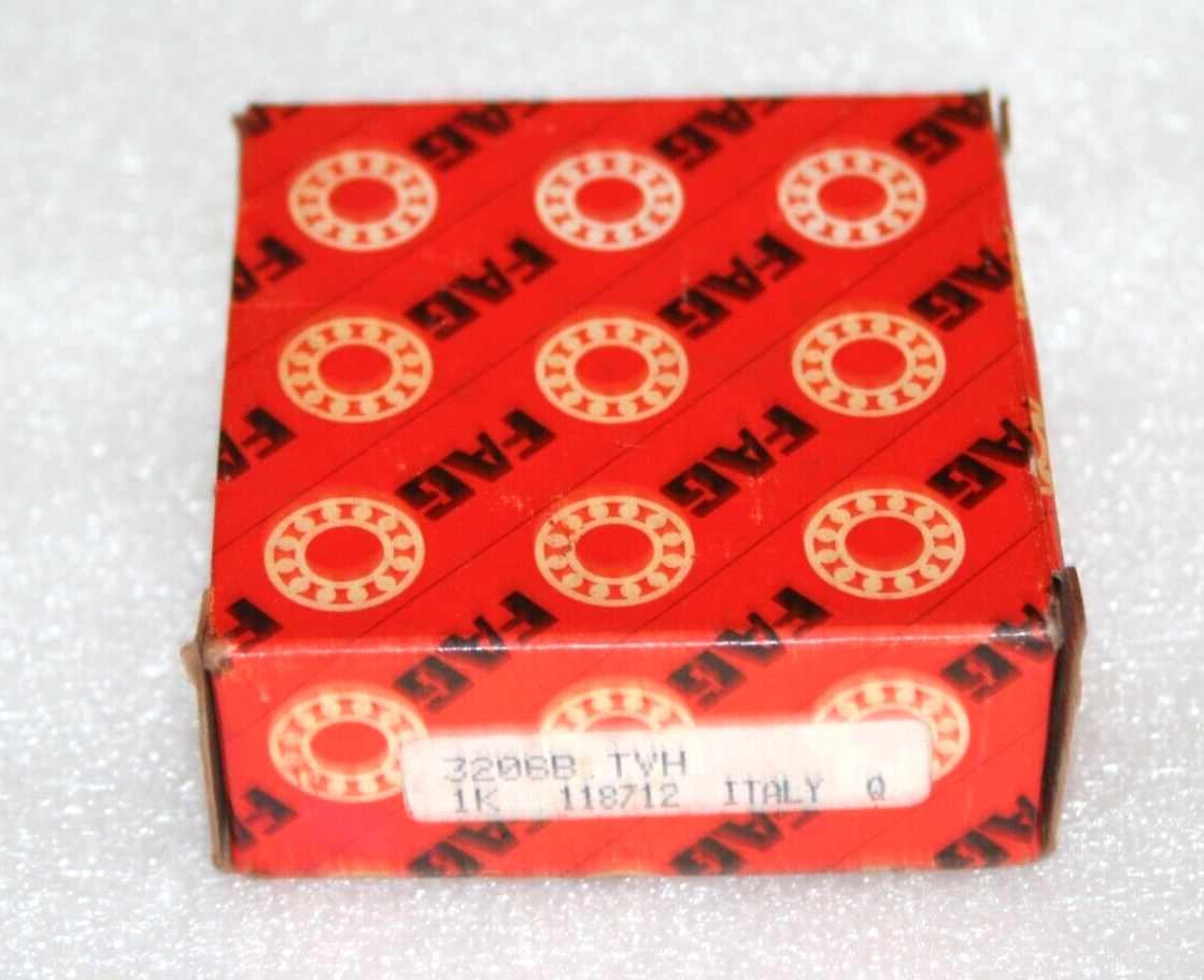 FAG 3206B.TVH Angular Contact Bearing 3206-B-TVH, 30 x 62mm X 0.9375 in – NEW –