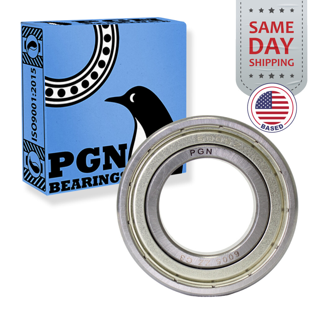 6005-ZZ Premium Metal Shield Ball Bearing C3 EMQ, 25x47x12, 6005 ZZ 6005z