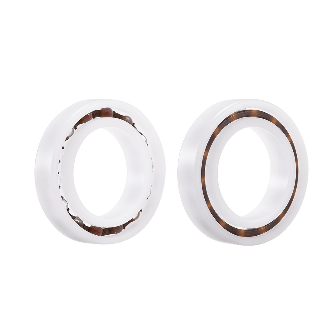 6804 Plastic Bearings 20x32x7mm Glass Ball Nylon Cage 2pcs