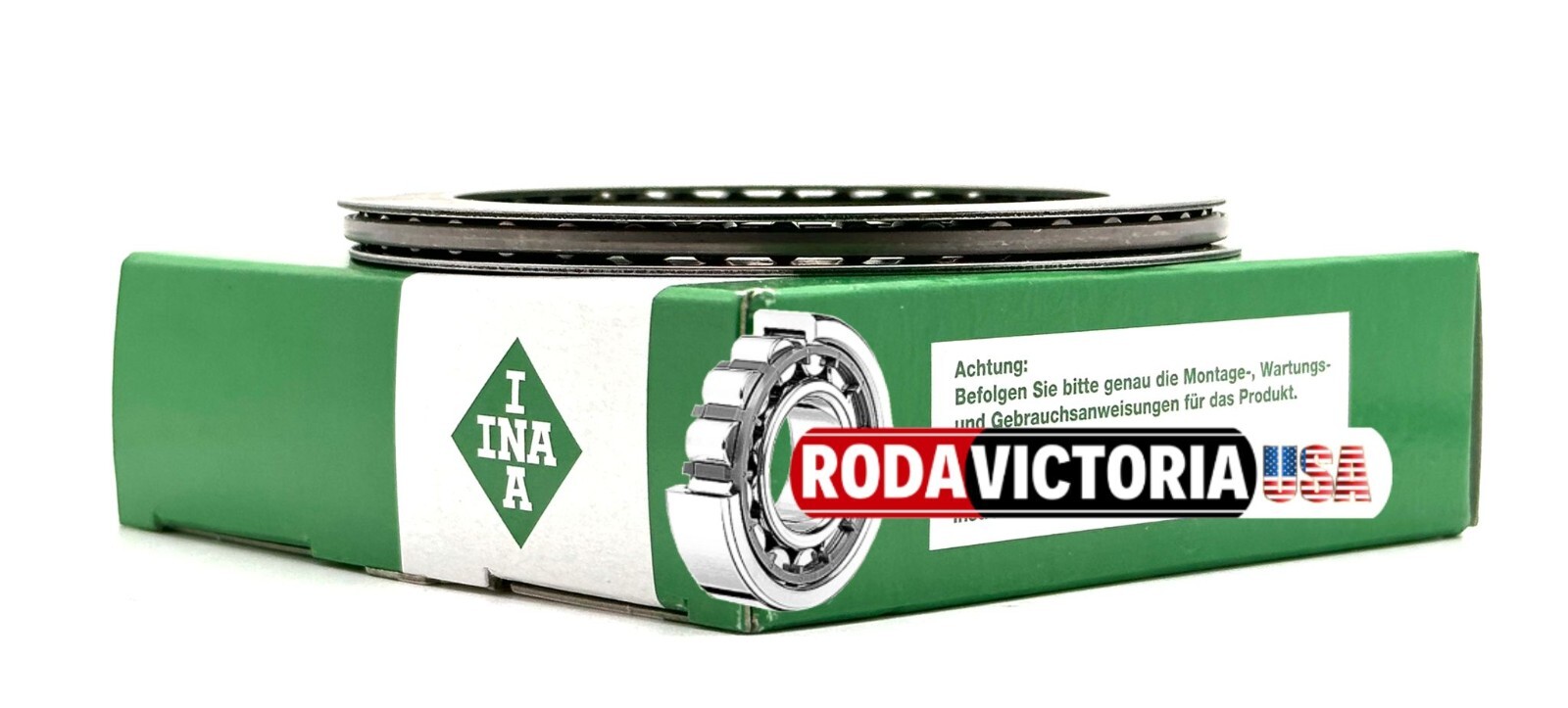 INA AXK7095 Plane Thrust Needle Roller Bearing with 2 AS7095 Washers 70x95x4mm
