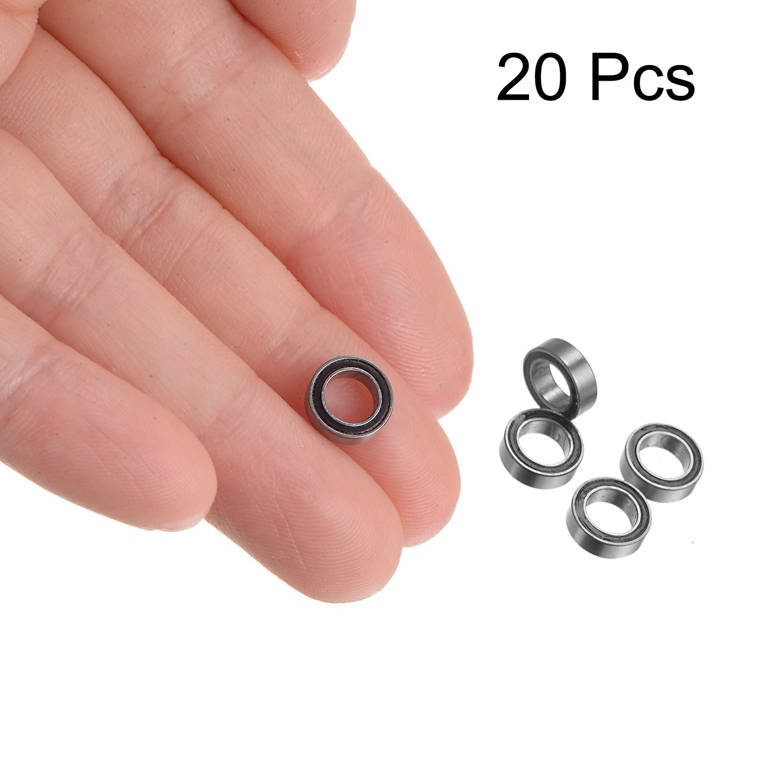 20pcs MR85-2RS Bearings 5x8x2.5mm Chrome Steel Mini Bearing Double Sealed ABEC3