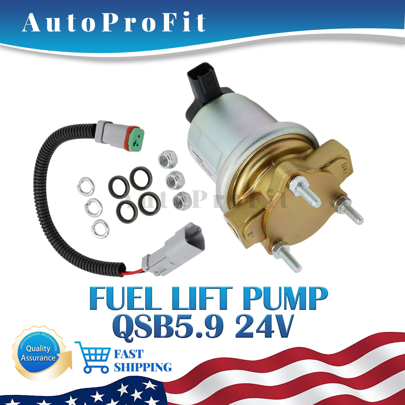 For QSB5.9 24V Fuel Transfer Pump Fuel lift Pump 5362274 4935731 4932708 4943049