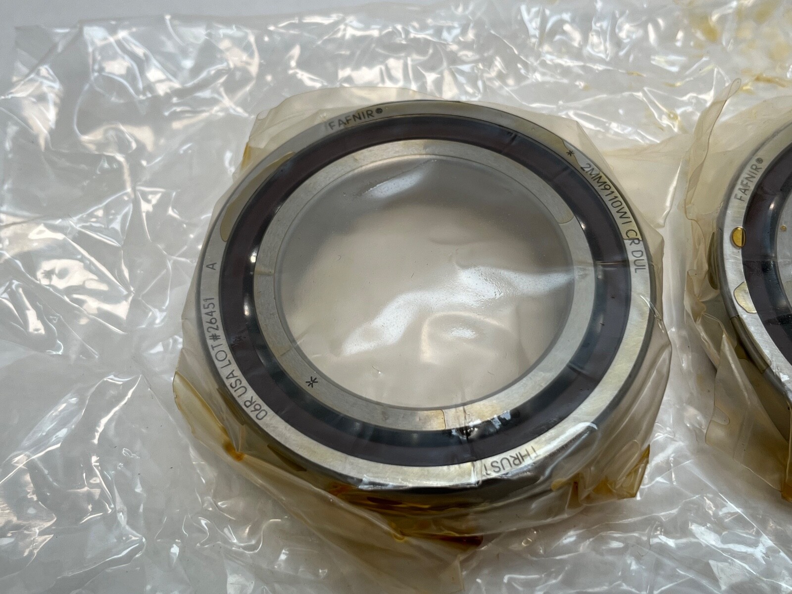 Fafnir 2MM9110WI-DUL Bearing 50x80x16mm 2MM 9110 WI CR DUL 7010-C USA 2 Pcs