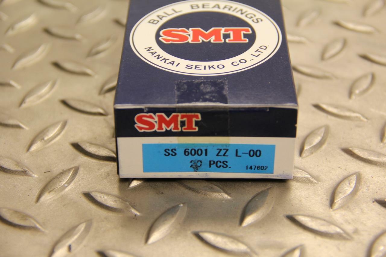 20 New SMT SS-6001-ZZ L-00 Stainless Metal Shield Ball Bearing 12mm x 28mm x 8mm
