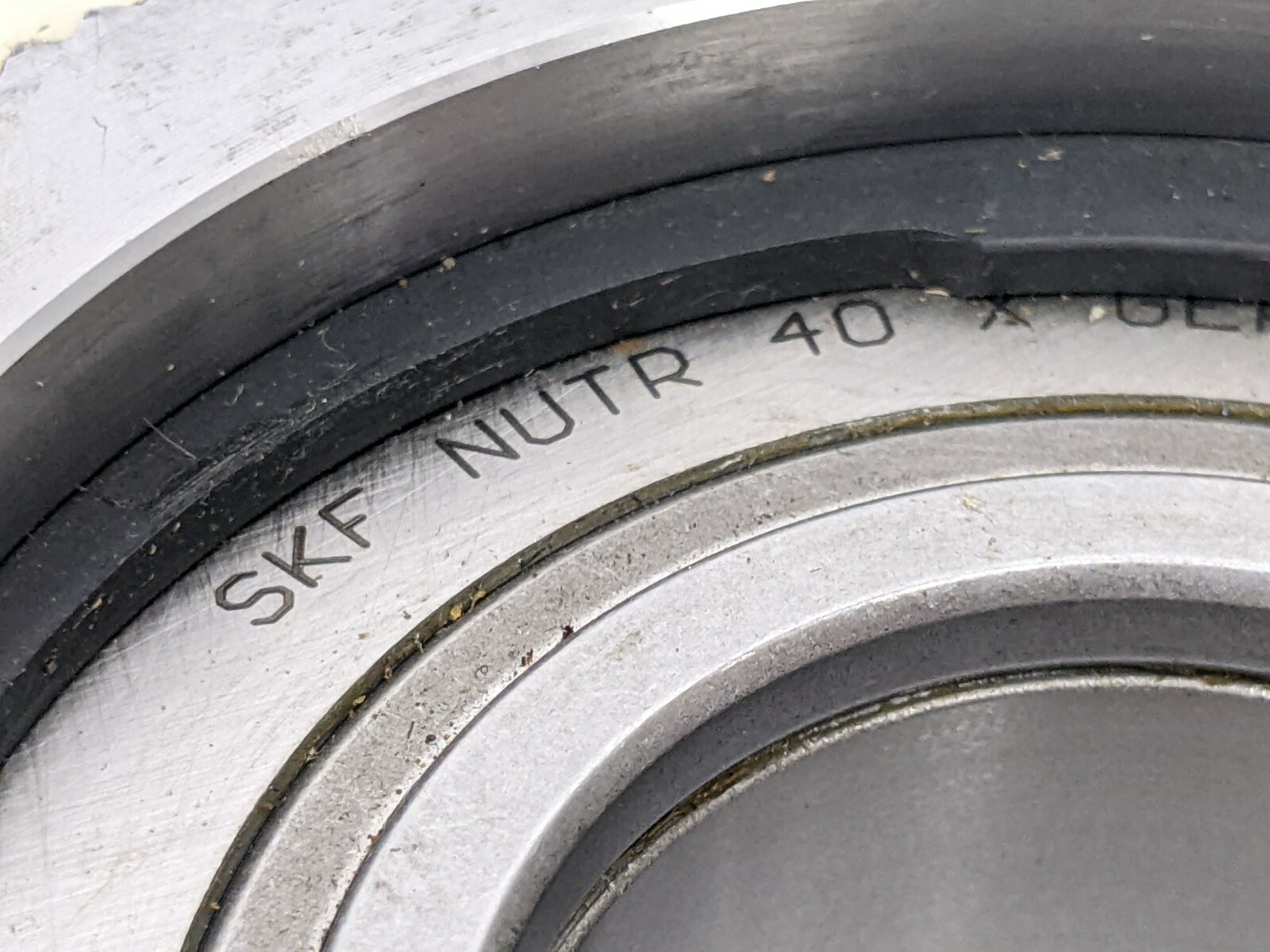 Guide Wheel 160mm OD w/ SKF NUTR 40 X Support Roller Bearing 40mm Bore