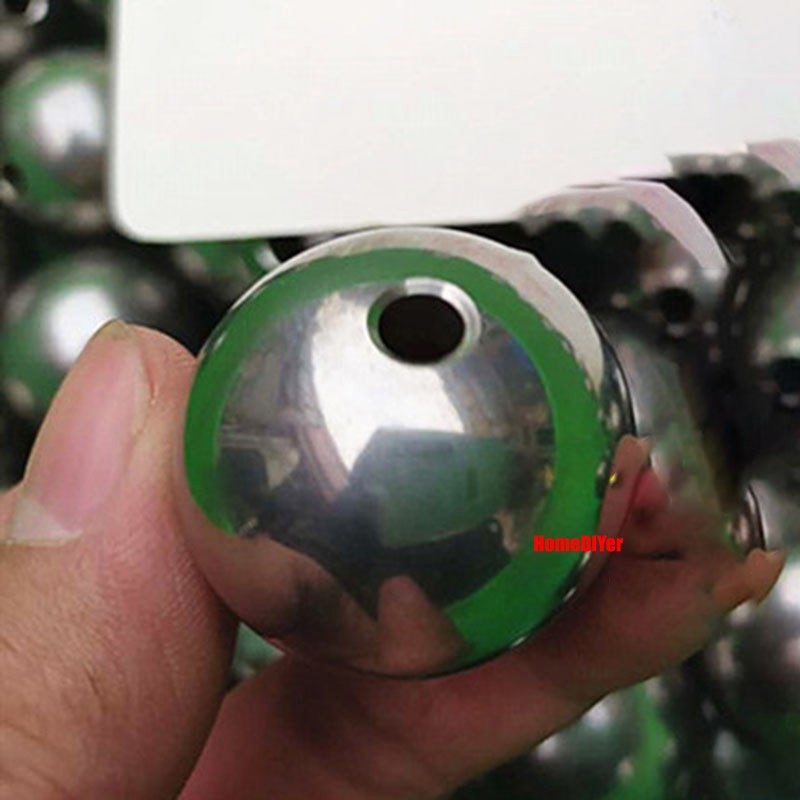 Dia 2mm-60mm Solid Stainless Steel Through Hole Balls Smooth Drilling Steel Ball