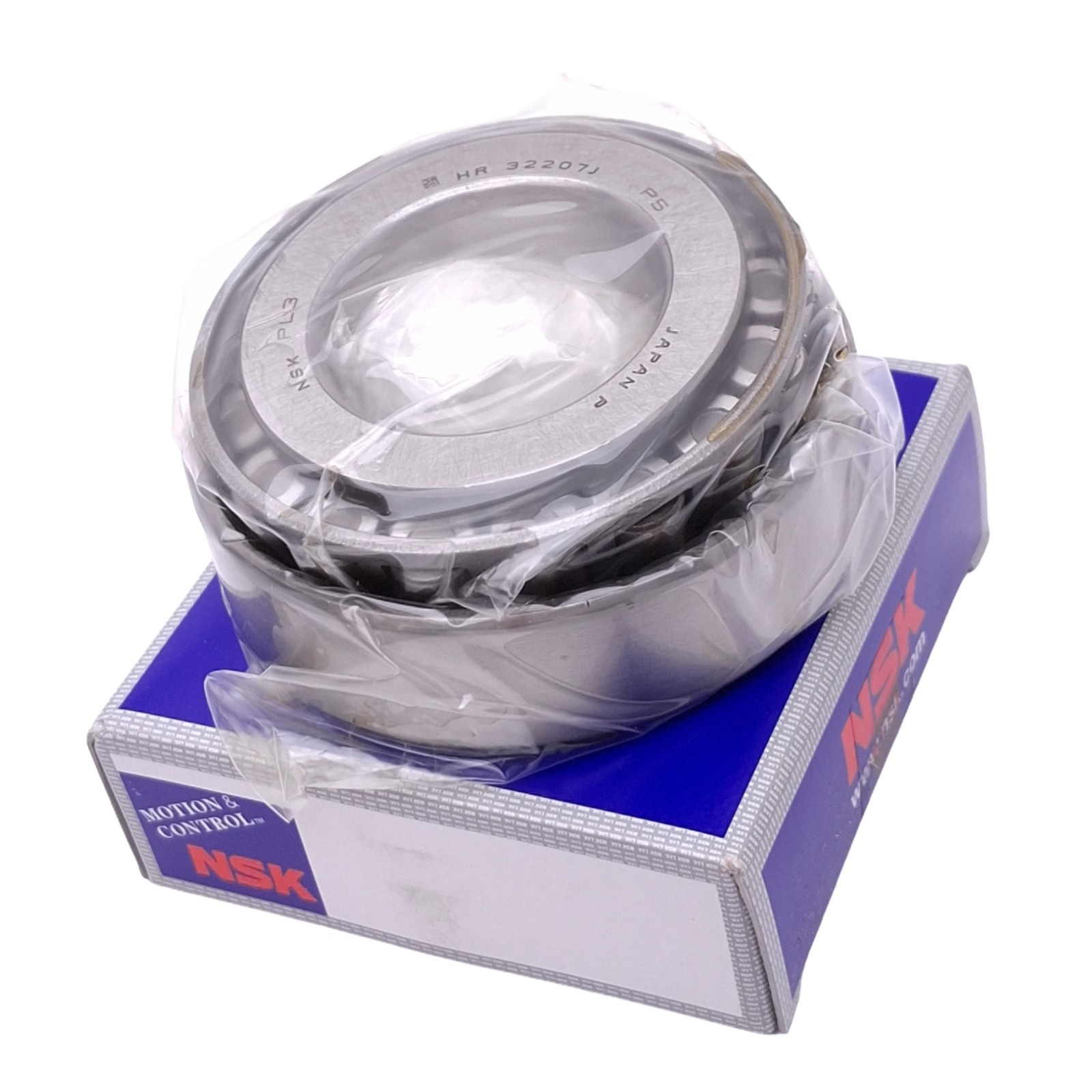 NSK HR32207J P5 Tapered Roller Bearing, 35mm ID, 72mm OD, 24.25mm Wide, Class 5