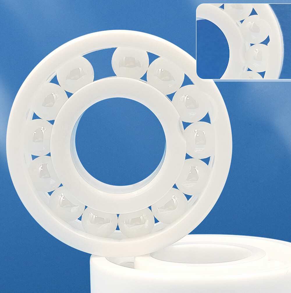 ZrO2 Zirconia Full Ceramic Bearing Full Balls Bearings Corrosion Resistance 400℃