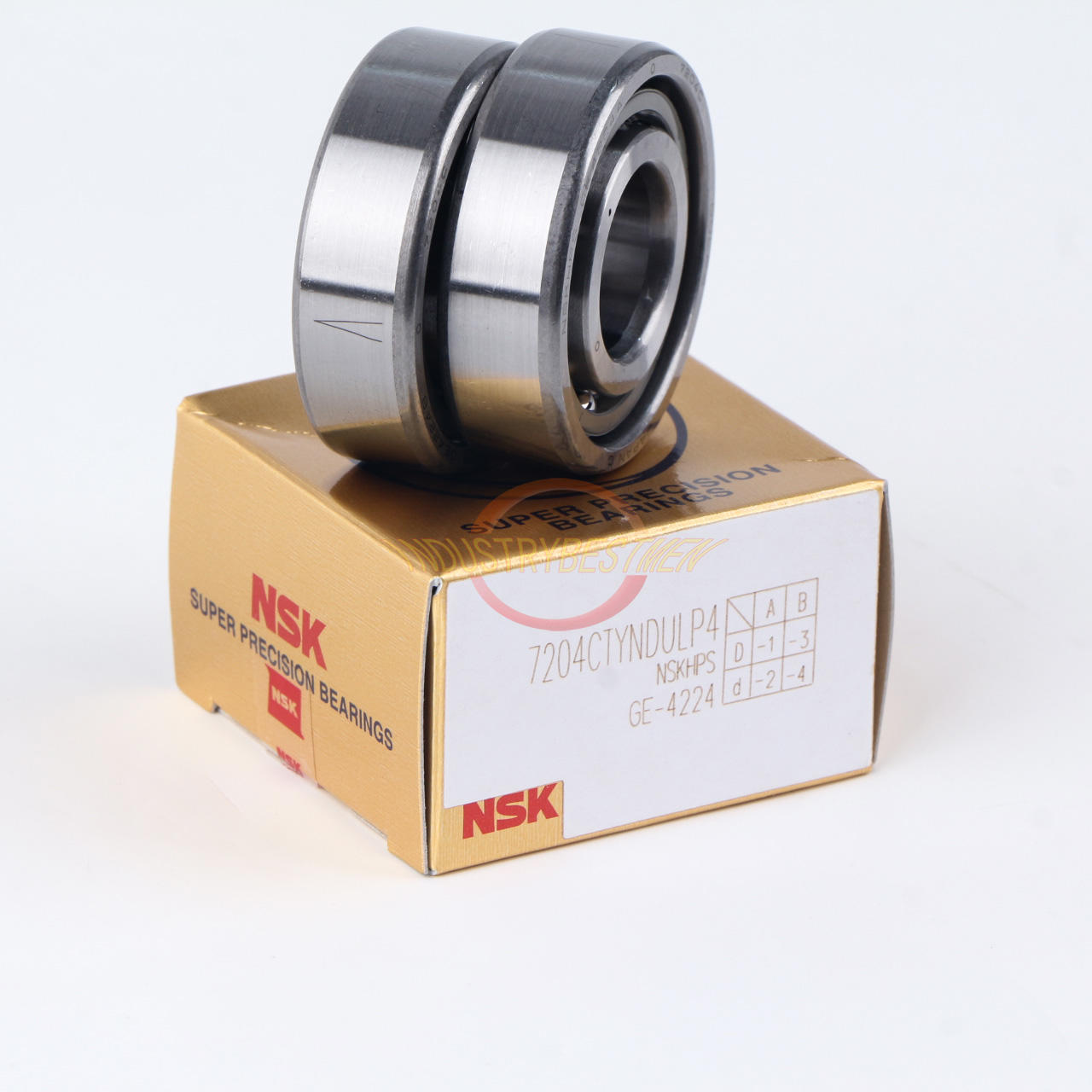 1PCNewMatched Pair (Set of 2) NSK 7204CTYNDULP4 Angular Contact Ball Bearing#