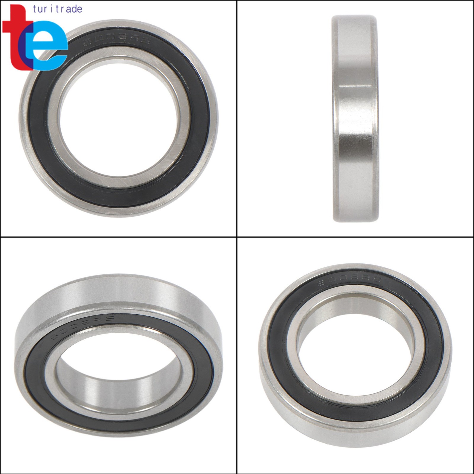 10pcs 6008-2RS Sealed Ball Bearings 40mm x68mm x15mm Industrial