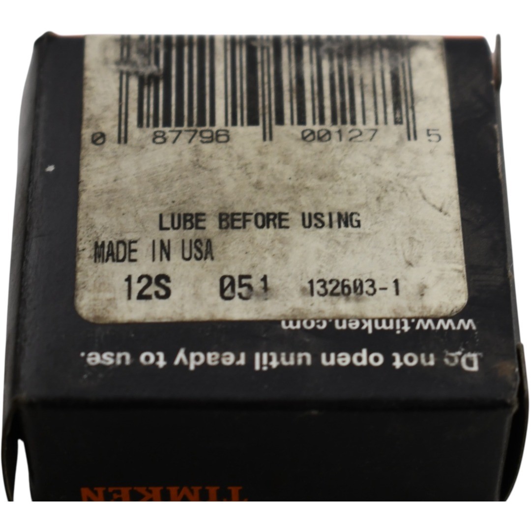 NEW Timken BH-812 Needle Roller Bearing Drawn Cup Full Complement 0.5 Inch Bore