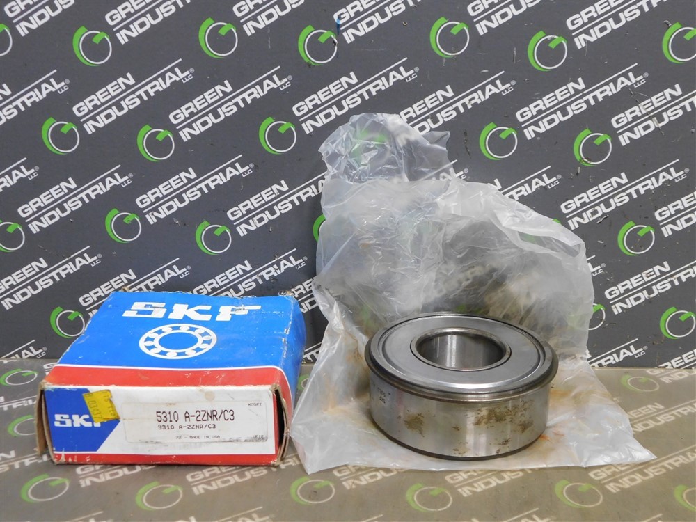 NEW SKF 5310 A-2ZNR/C3 Angular Contact Bearing 50mm Bore 110mm OD 44.4mm Width