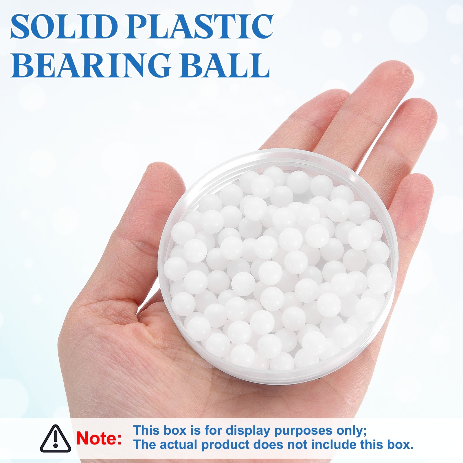 100pcs POM 9/32 7.144mm Bearing Balls for Solid Plastic Bearings