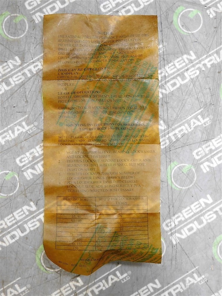 NEW McGill SB-22310K-11 Spherical Roller Bearing 50mm Bore 110mm OD 40mm Width