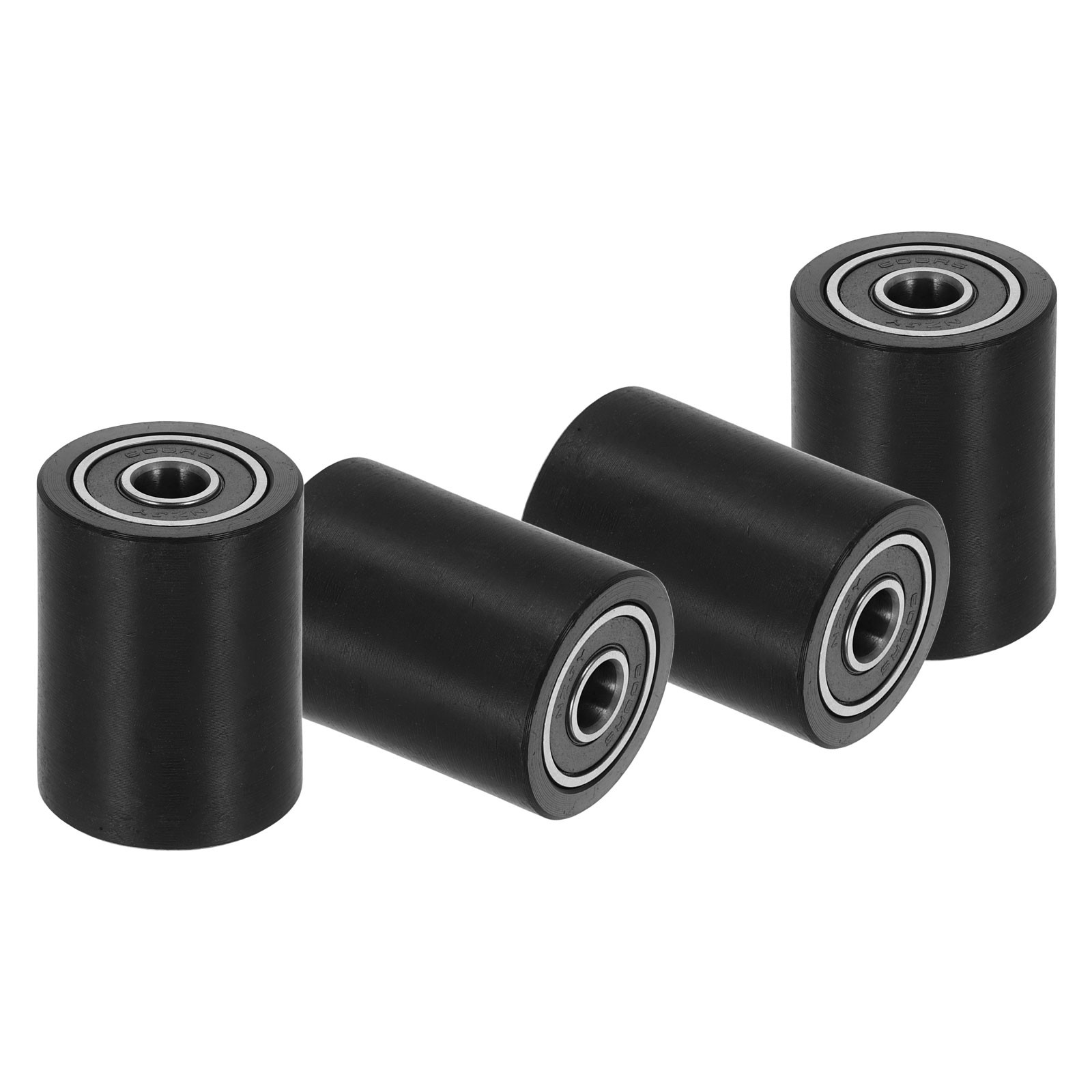 4Pcs Plastic Roller Wheel with Bearing, 5/16″x1-9/64″x1-37/64″ Bearing Pulley