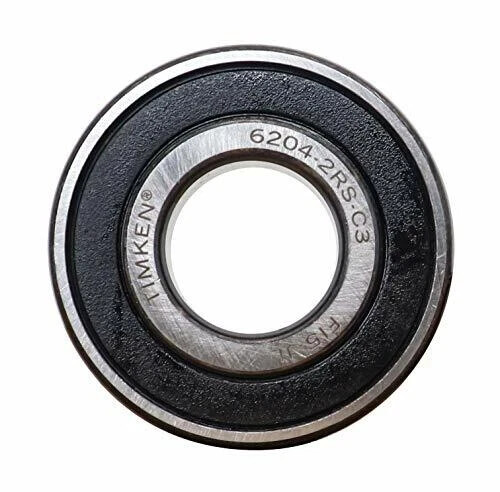 (10 PACK) USA TIMKEN 6204-2RS C3 20X47X14MM Double Rubber Seal Bearings