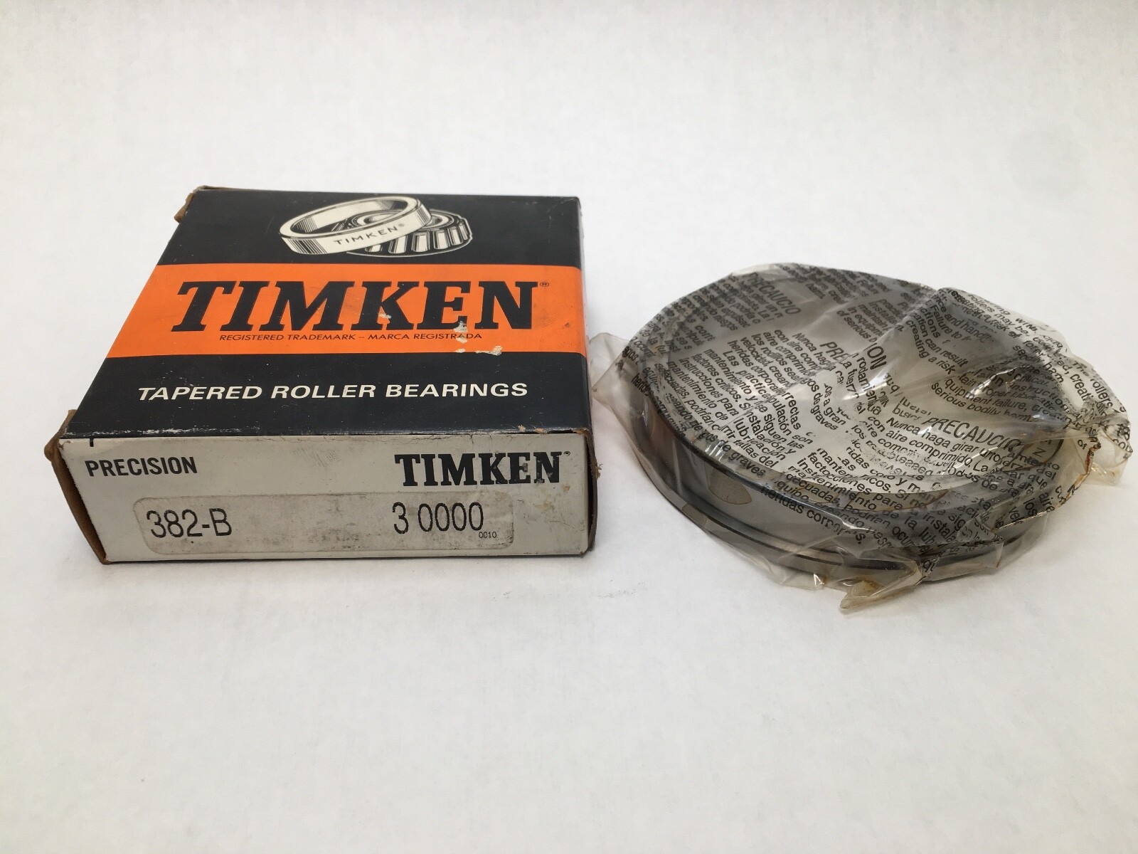 Timken 382B-3 Flange Taper Roller Bearing Cup / Race 3-7/8″ OD 382-B 3 382B3 USA