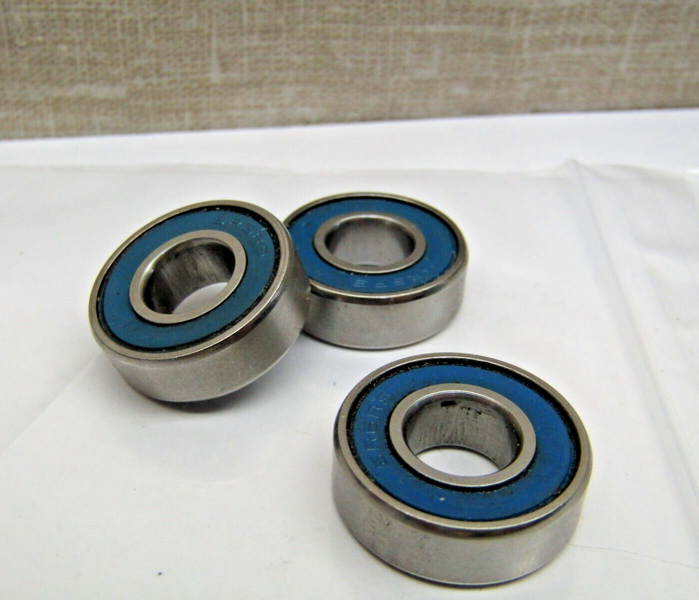 (Lot of 3) SSR6-2RS 3/8″ x 7/8″ x 9/32″ Stainless Sealed Bearing