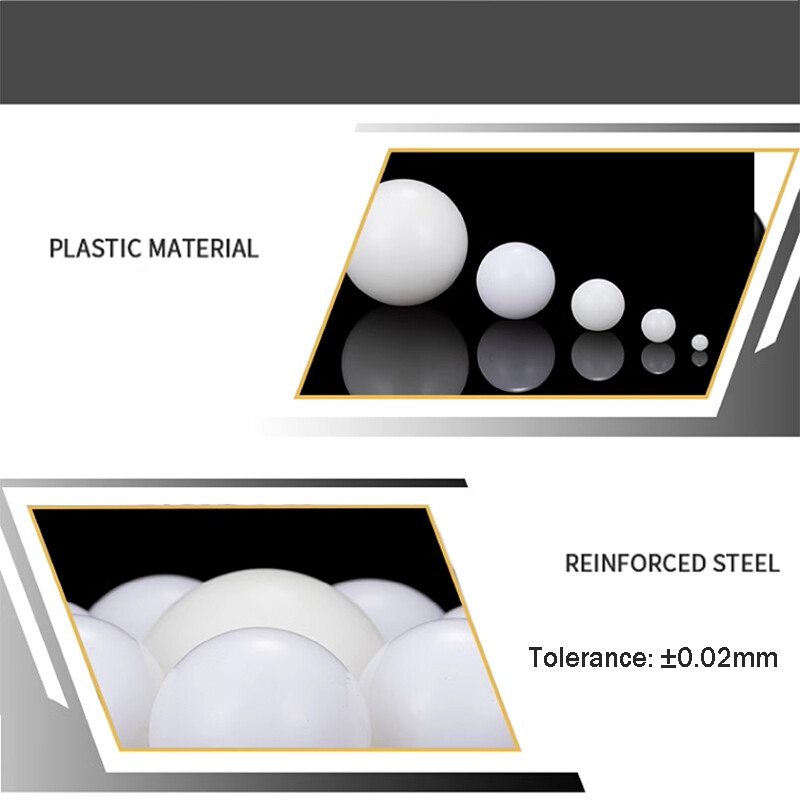 Φ2-50mm Polypropylene Plastic Ball High Precision Solid Balls Translucent Color