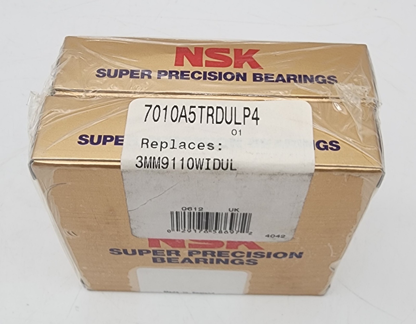 NSK 7010A5TRDULP4Y SUPER PRECISION CONTACT BEARING 3MM9110WIDUL *NDA AVAILABLE