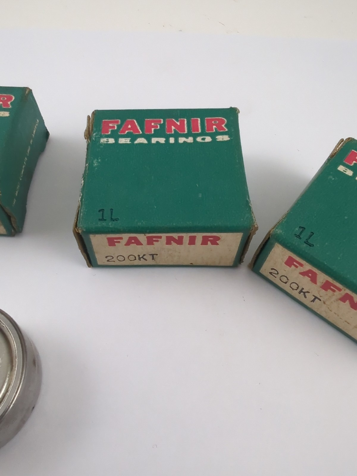 (3) Fafnir 200KT C7 Felt Seal Bearings, Made In USA. * = NDH WC8500