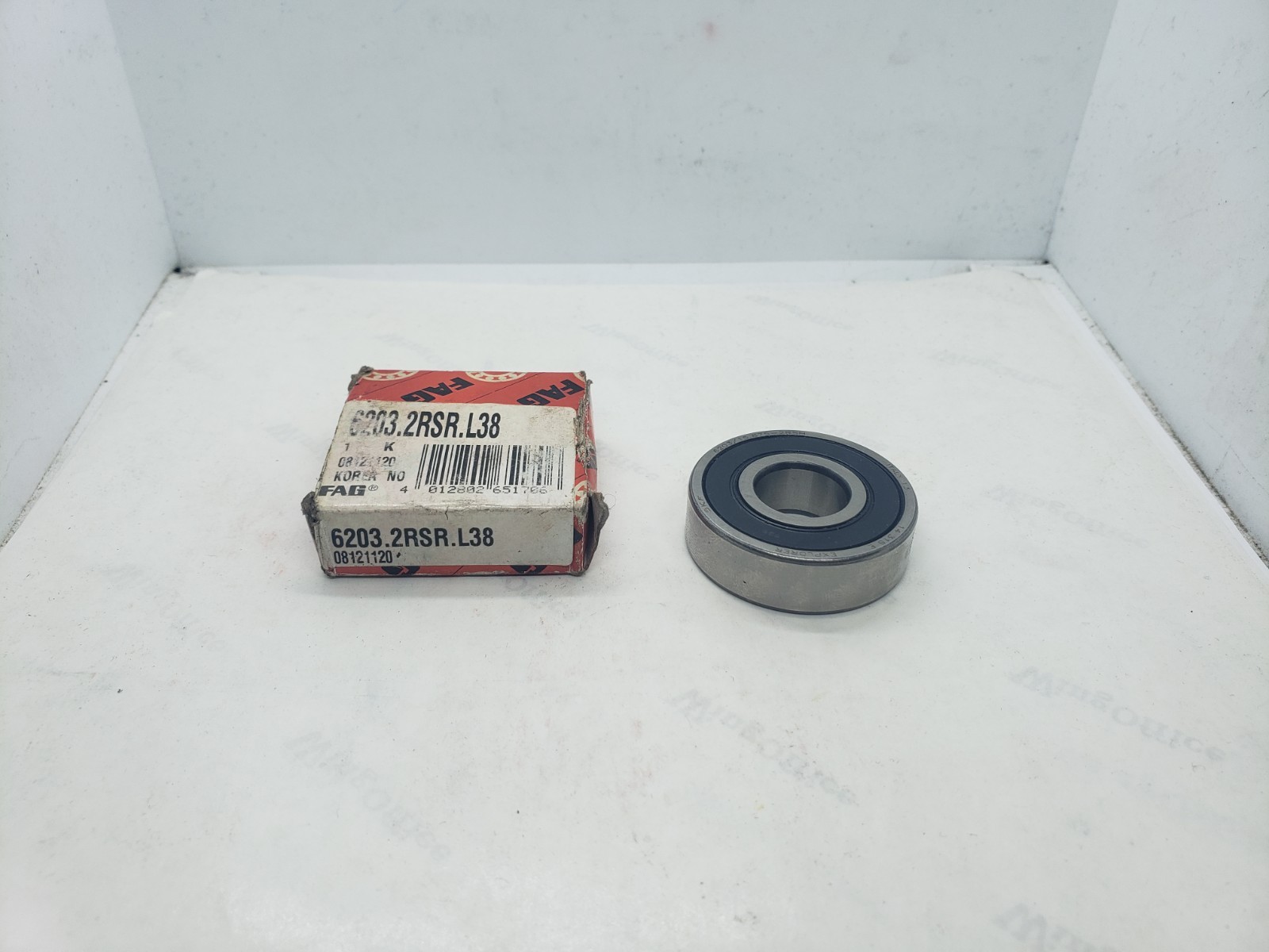 FAG 6203-2RSR-L038 DEEP GROOVE BALL BEARING 17x40x12mm, NIB