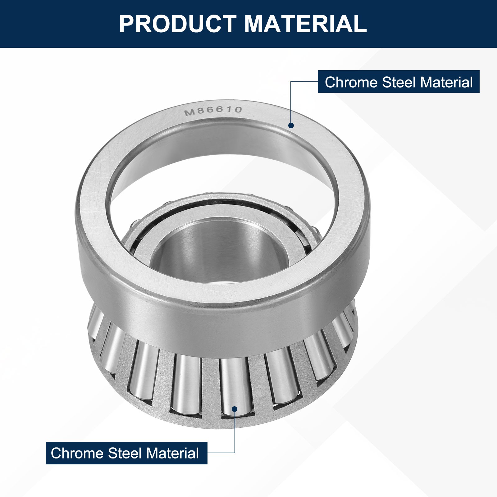For M86647/M86610 Tapered Roller Bearing Cone and Cup 1.111″ x 2.5312″ P6