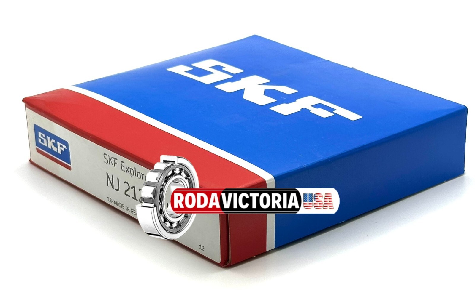 SKF GERMANY NJ212 ECJ CYLINDRICAL ROLLER BEARING 60x110x22mm