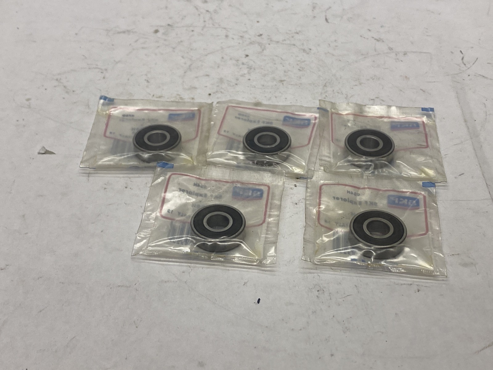 (5) NIB SKF 9mm ID 24mm OD 7mm W Double Sealded Ball Bearing 609-2RSH/C3LHT23