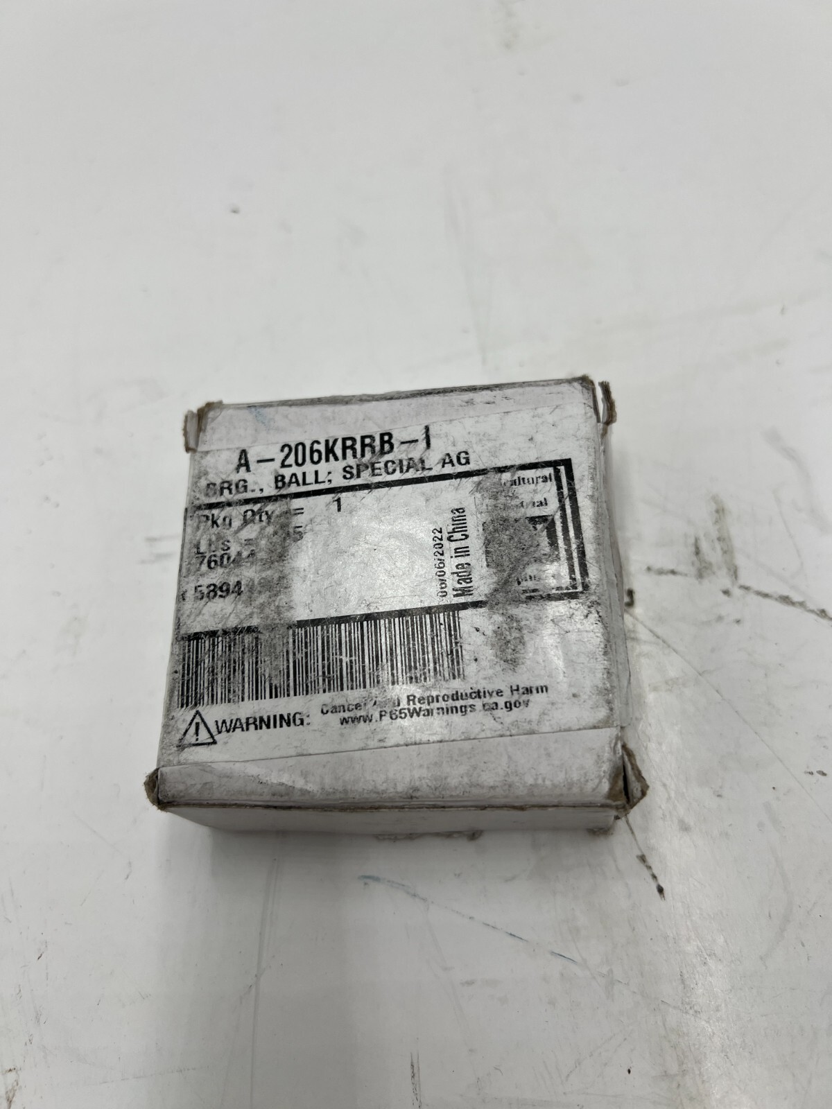 A&I Ball Bearing, Special AG Flat Edge A-206KRRB-1