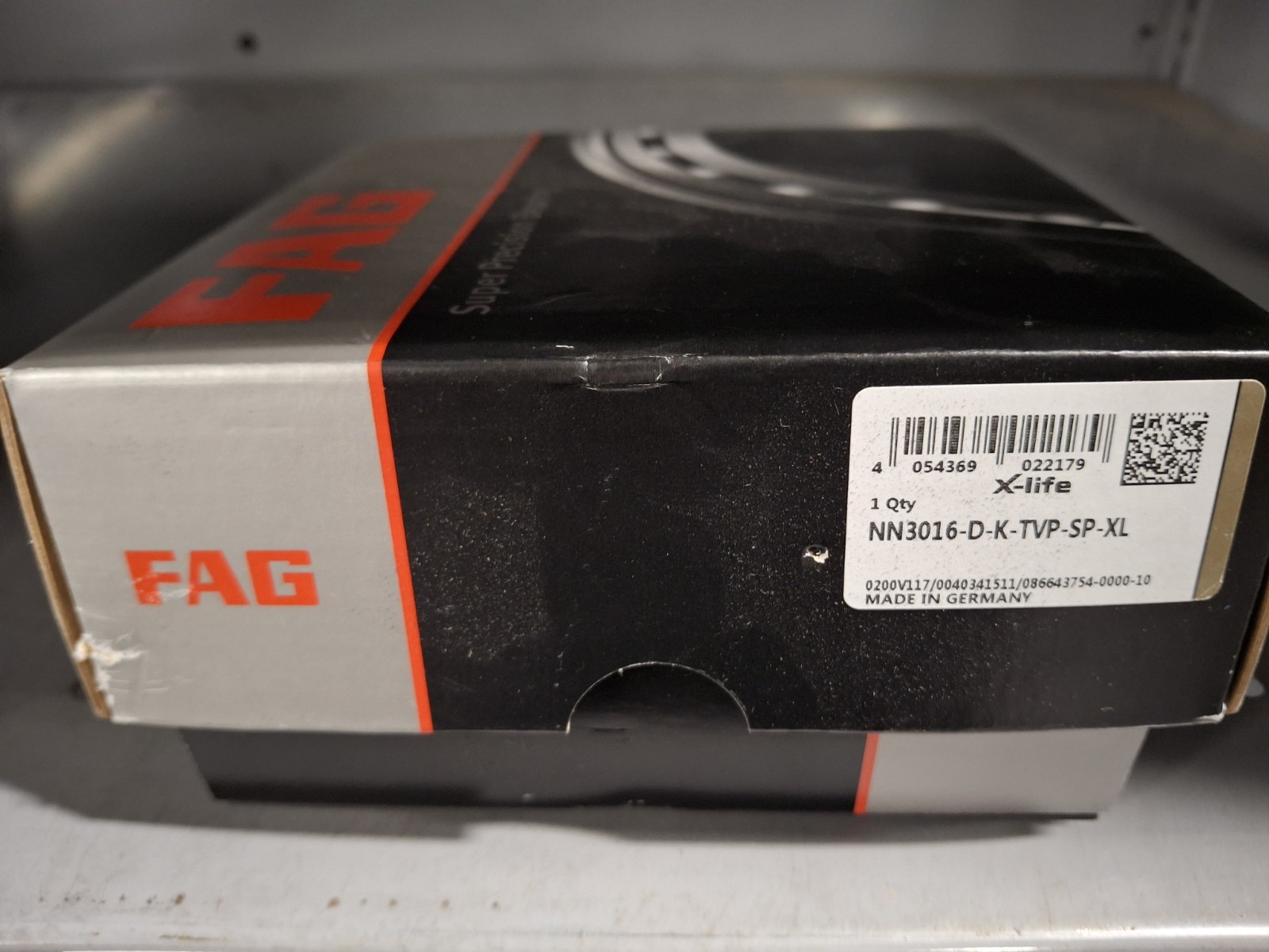 FAG NN3016-D-K-TVP-SP-XL 80x125x34mm Bearing, NN3016, New, Free Shipping