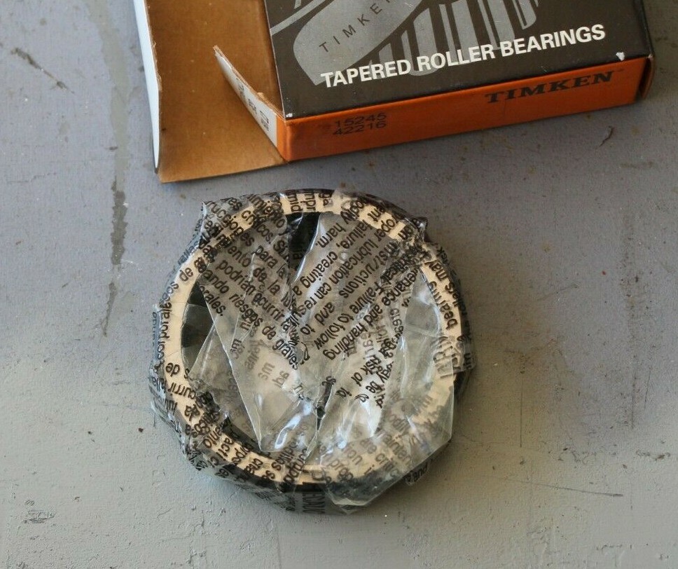 New In Box, Timken 15245 Bearing Cup, 2.4409″ OD, 9/16″ W, 42216 Urschel, BFF