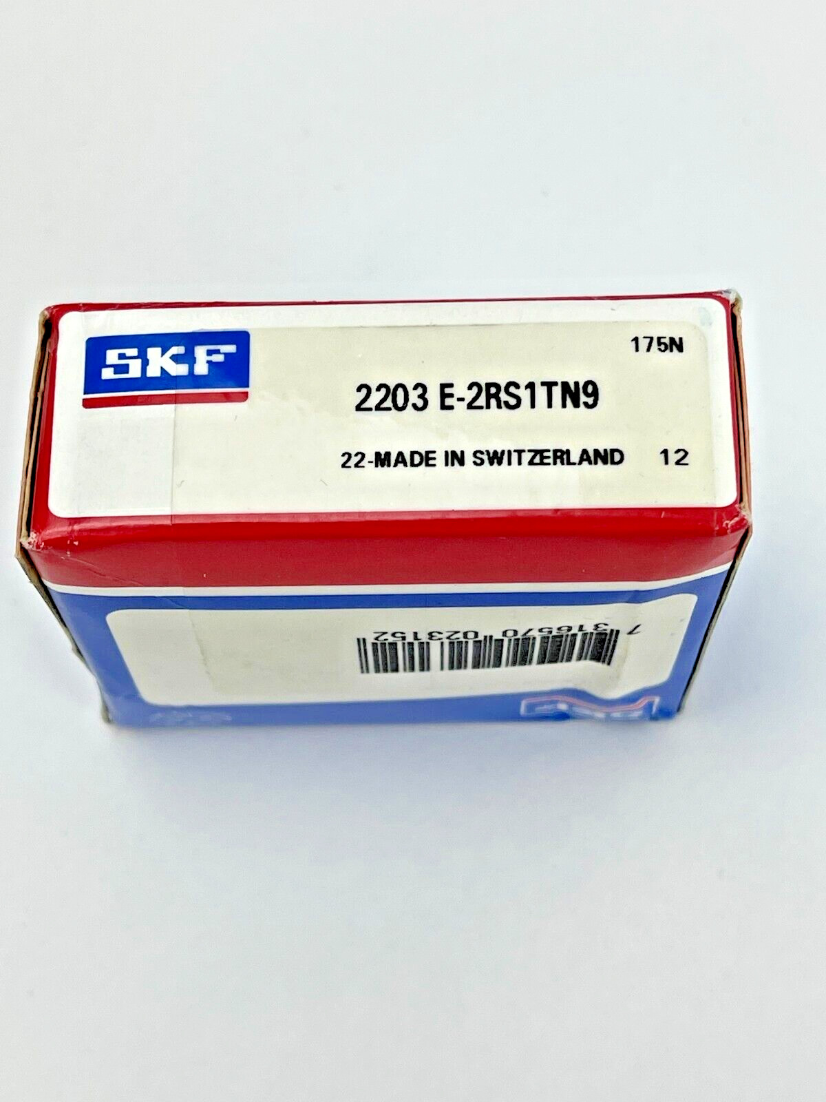 SKF 2203 E-2RS1TN9 – SELF ALIGNING BALL BEARING – 17 mm ID x 40 mm OD x 16 mm W
