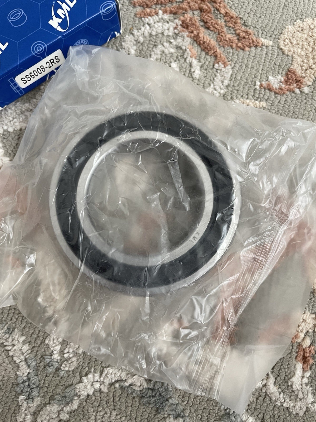 KML SS6008-2RS Stainless Steel Ball Bearing 40mm Bore 68mm OD 15mm W