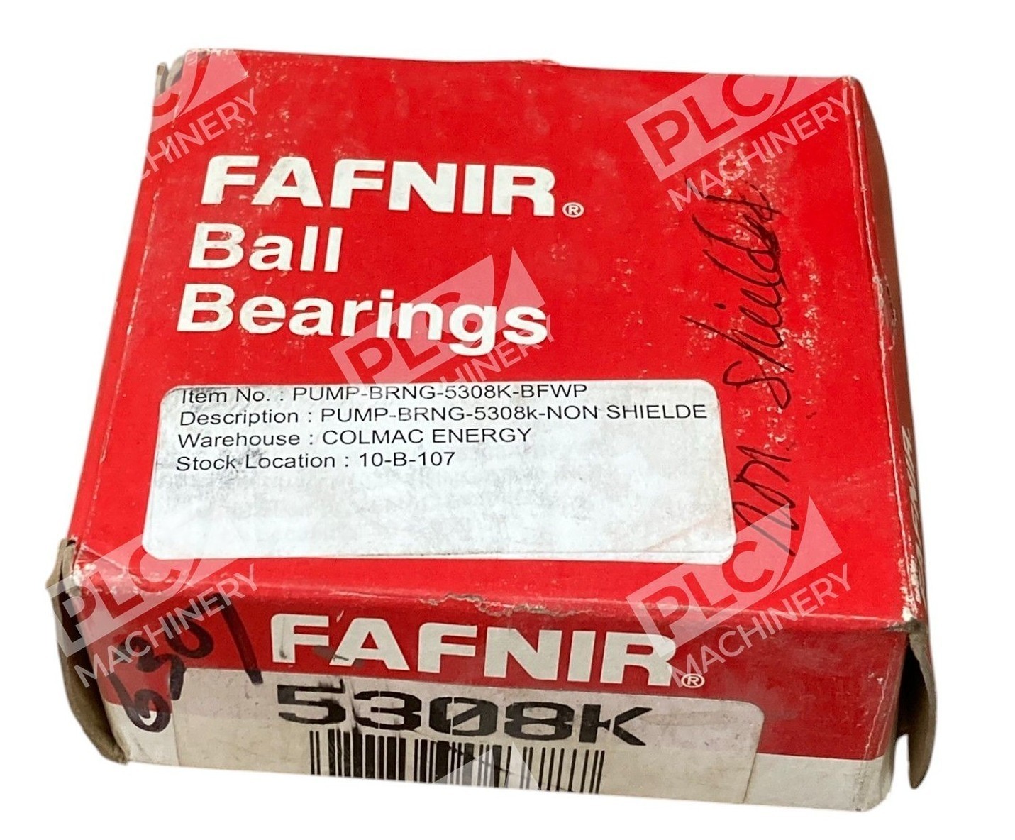 Fafnir 5308 C3 4N 27787 Non Shielded Ball Bearing 5308K