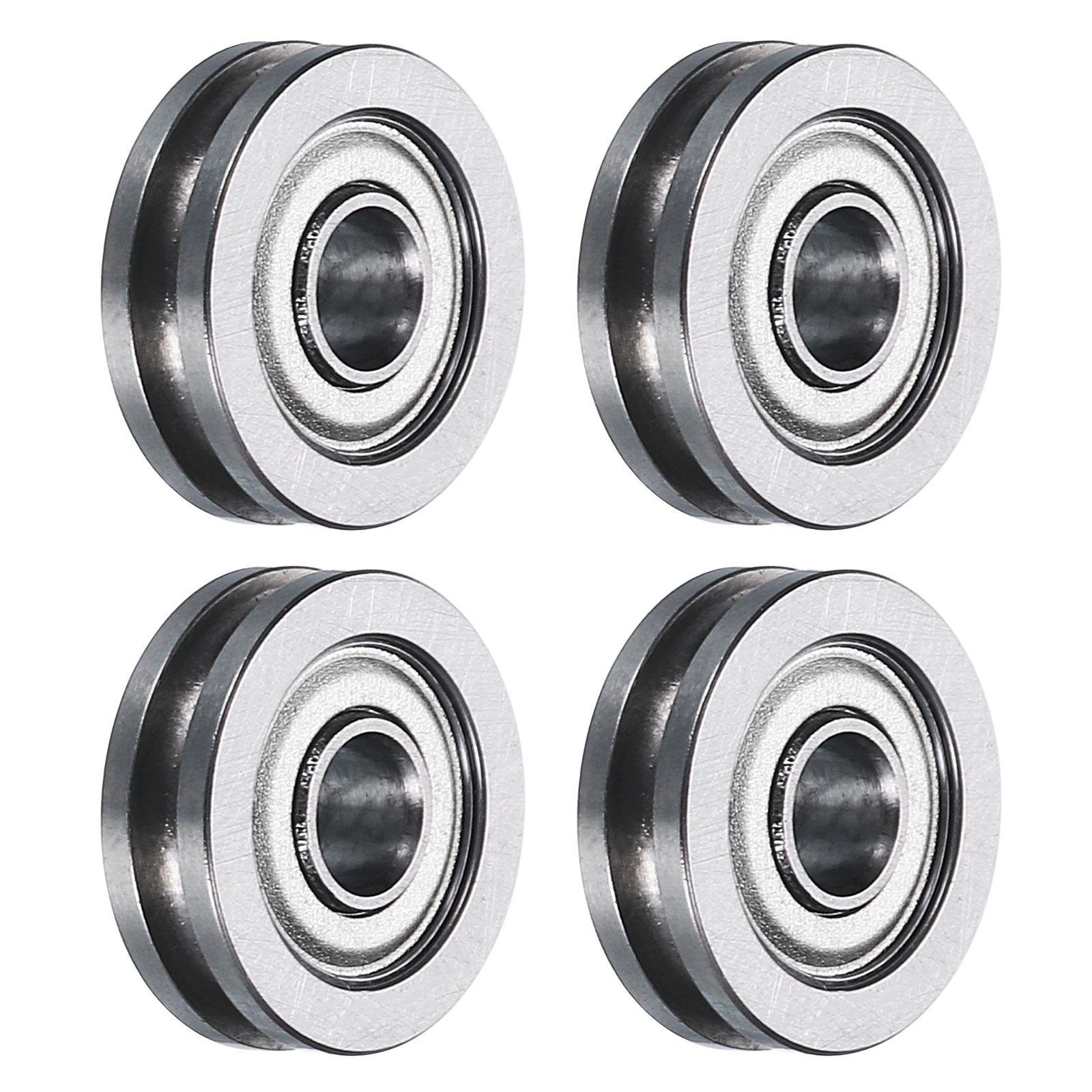 4pcs TU0310 U Groove Track Guide Bearing 3x10x3mm U Groove Roller Wheel